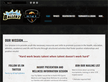 Tablet Screenshot of capcityballerz.com